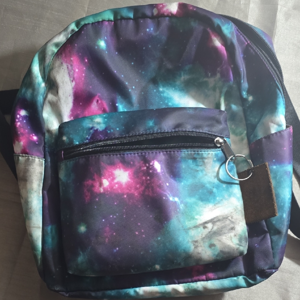 Galaxy Print Backpack